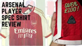 Reviewing the AUTHENTIC PLAYER VERSION of the 2023 arsenal home shirt!