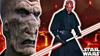 What Darth Plagueis Thought of Darth Maul's Double Bladed Lightsaber - Star Wars Explained