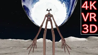 【MMD VR180】Siren Head in Moon (サイレンヘッド  月)