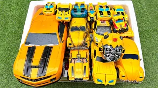 Full Yellow TRANSFORMERS Mini in the BOX: Rise of BUMBLEBEE Revenge (Animated) Robot Tobot Car Toys