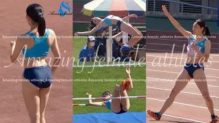 【4K】陸上女子｜小林 美月さん　筑波大学　試技3回分｜女子走高跳｜2022日本選手権｜Women's Athletics in Japan