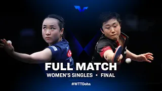 Mima Ito vs Feng Tianwei | WTT Star Contender Doha 2021 - March (FULL Match)