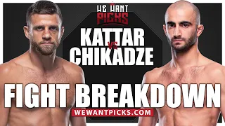 UFC Vegas 46: Calvin Kattar vs. Giga Chikadze Prediction | Bets | DraftKings | Monkey Knife Fight