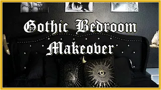 Gothic & Spooky Bedroom Makeover! Before & After Transformation