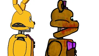 (dc2/fnaf)Why Springbonnie stopped talking to fredbear