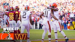 Cleveland Browns Top Plays vs. Washington Commanders | 2022 Regular Season Week 17