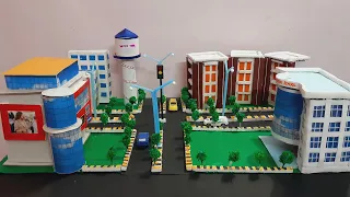 Modern City model for Science Exhibition | Smart City Model Kaise Banaen | How to make model of city