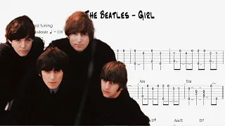 The Beatles - Girl FREE Guitar Tabs