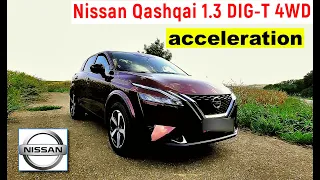 2022 Nissan Qashqai 1.3 DIG-T 4WD acceleration (1/4 mile, 0-100, 60-100, 80-120) with GPS results
