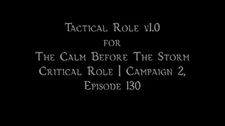 c2e130 Tactical Role