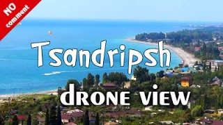 Tsandripsh, Abkhazia. Drone view