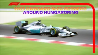 Nico Rosberg drives the W05 around Hungaroring