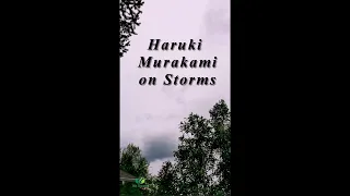 Storm Over  ~ Haruki Murakami #shorts