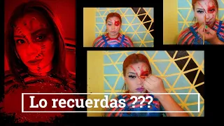 Maquillaje de CHUCKY el muñeco diabólico 2022/ disfraz de HALLOWEEN - happy halloween/ HORROR MAKEUP