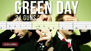 Green Day - 21 Guns Bass Tabs