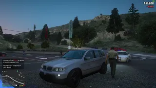 GTA 5 - Uber driver evades cops in a lowered BMW X5