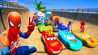 GTA V Epic New Stunt Race For Car Racing Challenge by Trevor and Shark #888