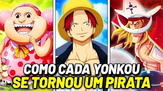 ENTENDA COMO CADA YONKOU SE TORNOU UM PIRATA EM ONE PIECE - HISTÓRIA COMPLETA