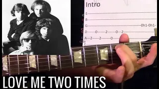 Play Love Me Two Times by The Doors PERFECTLY!  Guitar Lesson