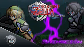 (ANIMACIÓN) The Legend Of Zelda - Link vs Shadow Link / Dark Link | SilverBYTE