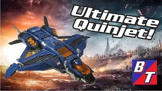 THIS THING IS HUGE! LEGO® MARVEL Avengers ULTIMATE QUINJET Review/Set 76126