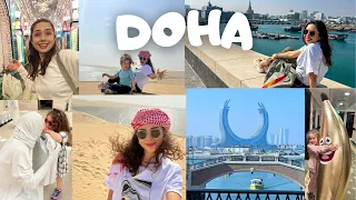 Doha, Qatar VLOG | İlk Çocuklu Yurt Dışı Tatilimiz | Çöl Safari