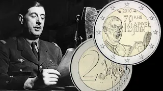 2 € Appel du 18 juin du Général de Gaulle