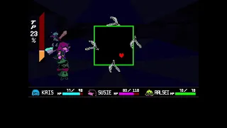 Jevil Fight but Heartache is Playing (w/ a slightly lowered pitch)