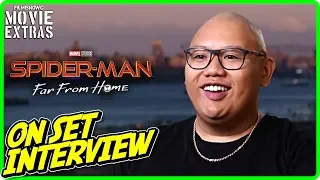 SPIDER-MAN: FAR FROM HOME | Jacob Batalon "Ned" On-set Interview