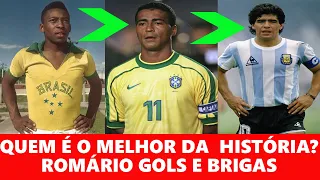 HISTÓRIA DO ROMÁRIO RICA EM POLÊMICAS, GOLS, TÍTULOS E BRIGAS.