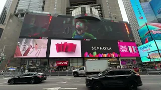 Super Mario Times Square Billboard
