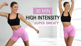 30 Min High Intensity Workout | Calorie Killer HIIT | Fat Burning , No Repeat, Fun + Motivating