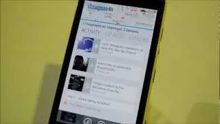 Foursquare per Windows Phone 8 - video demo @ MWC 2013 [ENG]