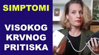 Simptomi VISOKOG KRVNOG PRITISKA (hipertenzije) + terapija za brzo snižavanje TA /dr Bojana Mandić