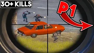 CAN I SAVE P1 FROM A FULL SQUAD? | 30+ KILLS | PUBG Mobile