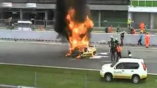 Lamborghini Gallardo GT Accident ( Race at Brno )