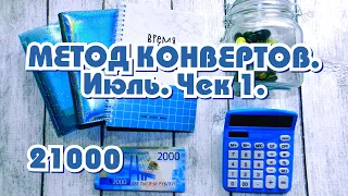 МЕТОД КОНВЕРТОВ. Июль. Чек 1. Итоги июня. #деньгипоконвертам #cashenvelopes #системаконвертов