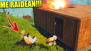 RAIDEOS CON EXPLOSIVOS EN EL RUST VOLADOR - DUCKSIDE | Gameplay Español