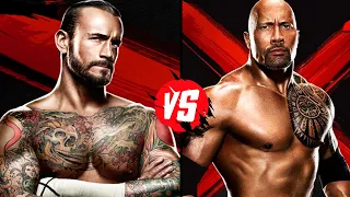 CM Punk Vs The Rock! WWE Championship Match WWE '13