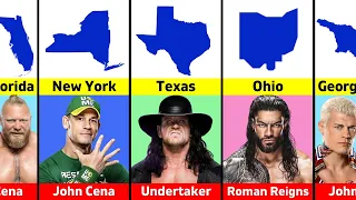 Best WWE Wrestlers From Every US States