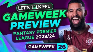 FPL BLANK GAMEWEEK 26 PREVIEW | FANTASY PREMIER LEAGUE 2023/24 TIPS