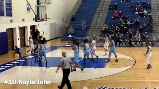 East Stroudsburg North Vs. Pleasant Valley High school Varsity Girls Highlights