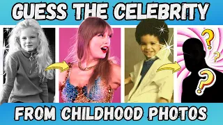 Celebrity Guessing Game: Childhood Photo Challenge!