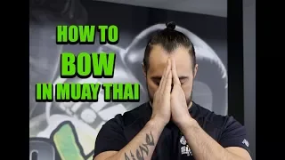 Kru Yai Danny | The Wai | How to Bow in Muay Thai