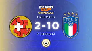 HIGHLIGHTS SVIZZERA VS ITALIA 2 - 10