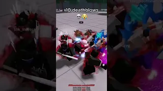 10 deathblows💀 #strongestbattlegrounds #roblox #shorts