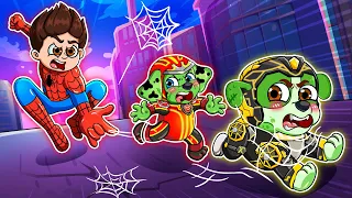 Ryder Turn Into Spider-Man!!! - Very Sad Story - Paw Patrol Ultimate Rescue | Rainbow Friends 3