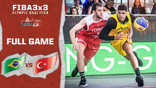 Brazil v Turkey | Men's - Full Game | FIBA 3x3 Olympic Qualifier