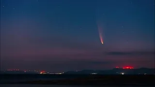 Загадочное свечение в небе над Иркутском. Внеземной объект распался на части. #новости