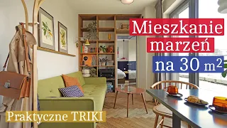 NAJMNIEJSZE MIESZKANIE MARZEŃ ma 30 m2! 💥 Jest małe i wąskie a zachwyca! Jak urządzić mieszkanie?